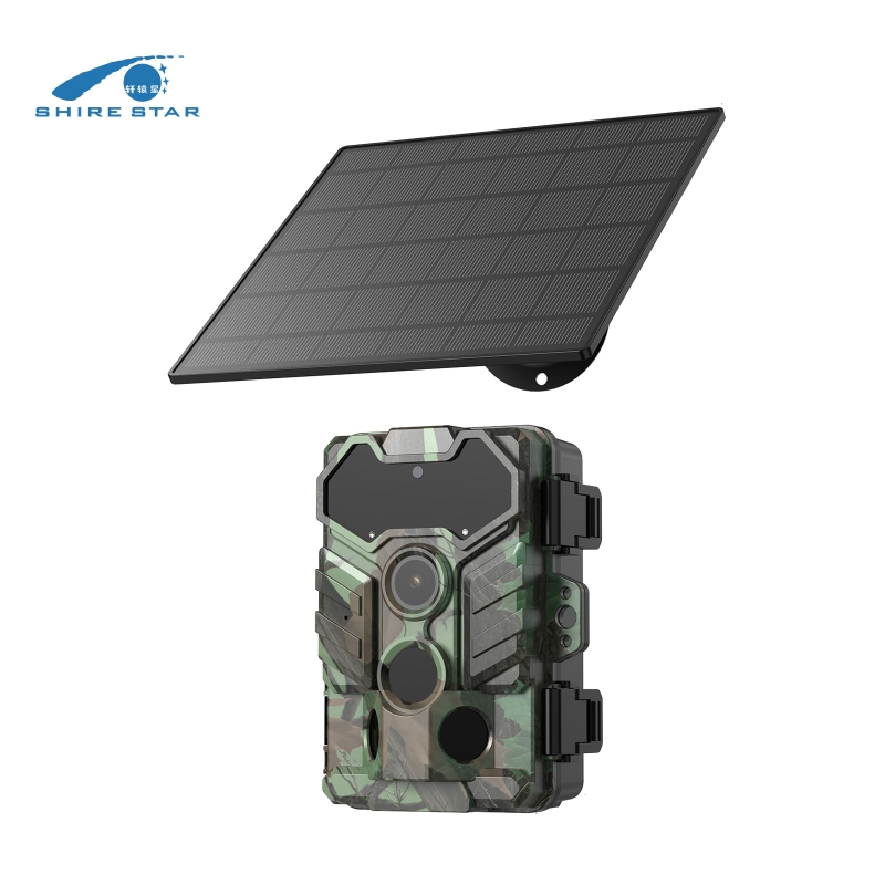 S29-D丨四灯低功耗WIFI版打猎机丨太阳能红外相机